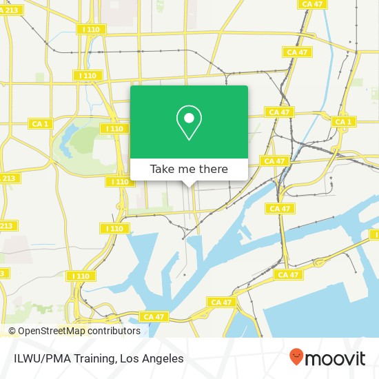 ILWU/PMA Training map