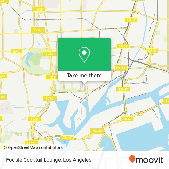 Foc'sle Cocktail Lounge map