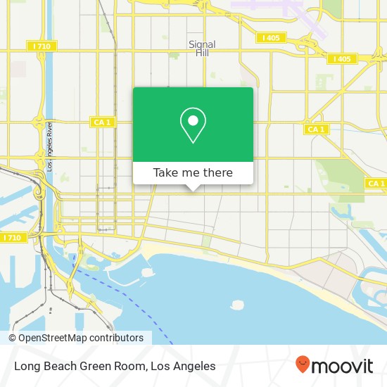 Long Beach Green Room map