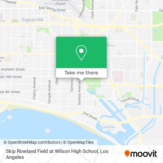 Skip Rowland Field at Wilson High School map