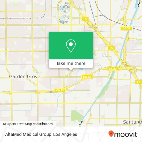 AltaMed Medical Group map