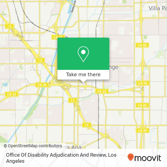 Office Of Disability Adjudication And Review map