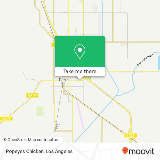 Popeyes Chicken map