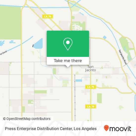 Mapa de Press Enterprise Distribution Center