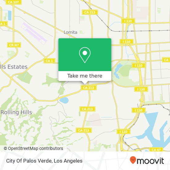 City Of Palos Verde map