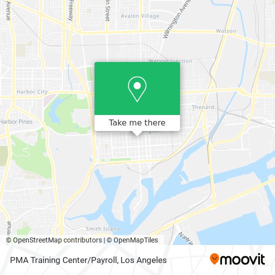 Mapa de PMA Training Center/Payroll