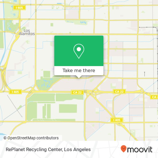 Mapa de RePlanet Recycling Center