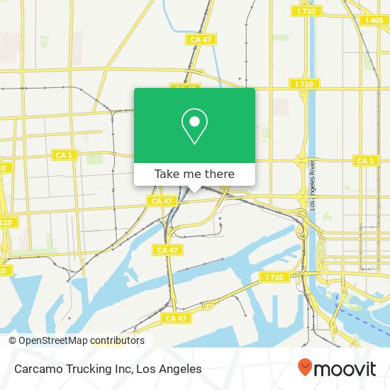 Carcamo Trucking Inc map