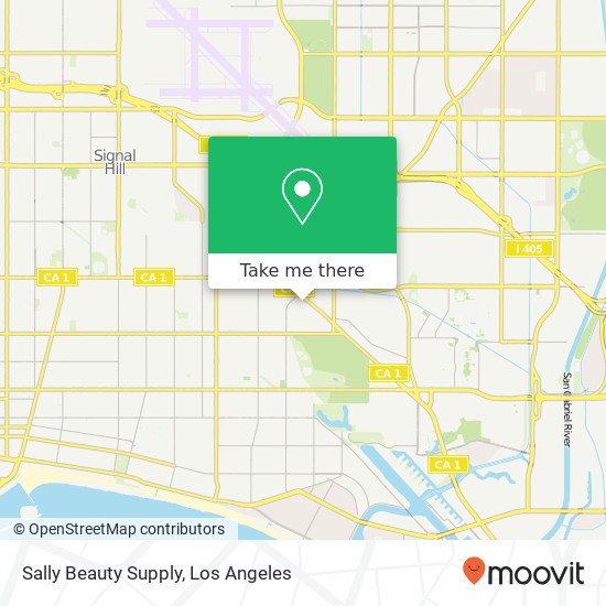 Mapa de Sally Beauty Supply
