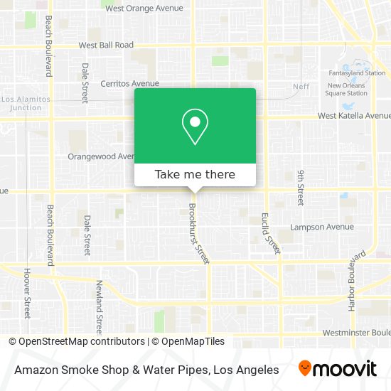 Mapa de Amazon Smoke Shop & Water Pipes