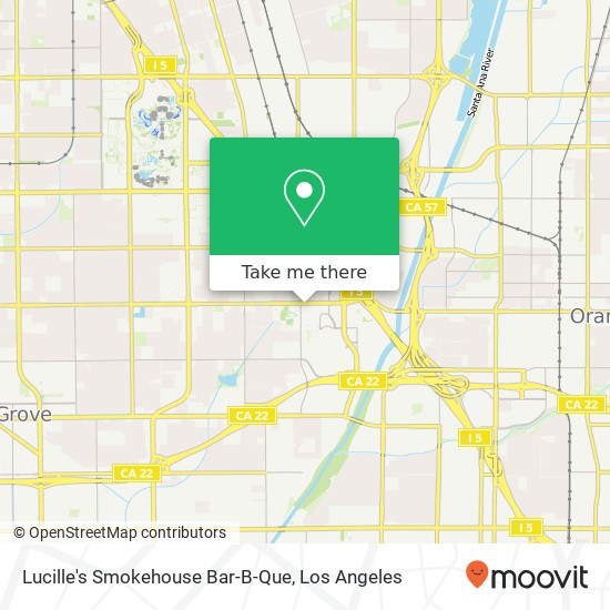 Mapa de Lucille's Smokehouse Bar-B-Que