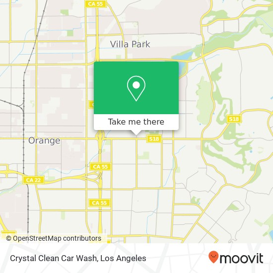 Mapa de Crystal Clean Car Wash