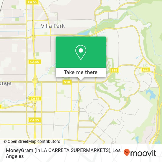MoneyGram (in LA CARRETA SUPERMARKETS) map