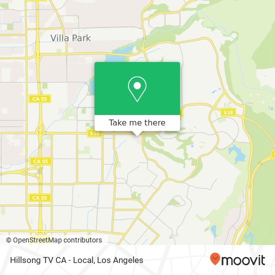 Hillsong TV CA - Local map