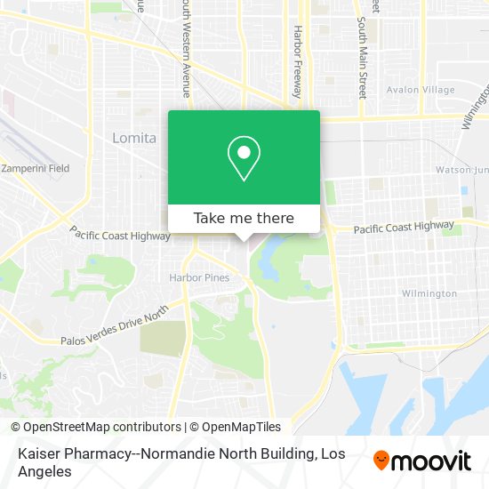 Kaiser Pharmacy--Normandie North Building map