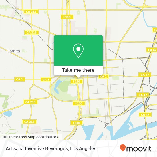 Artisana Inventive Beverages map