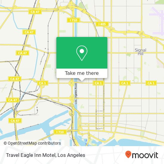 Mapa de Travel Eagle Inn Motel