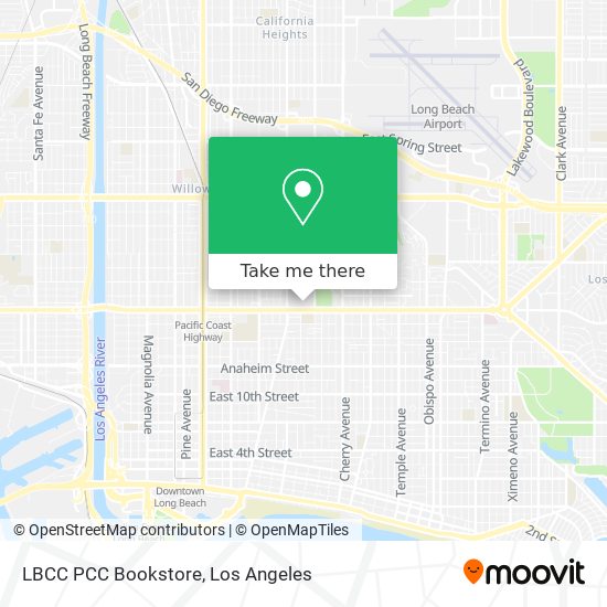 Mapa de LBCC PCC Bookstore