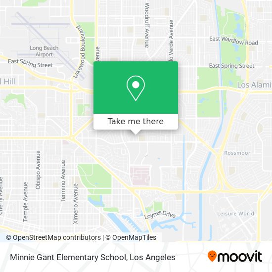 Minnie Gant Elementary School map