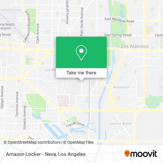 Amazon Locker - Neva map