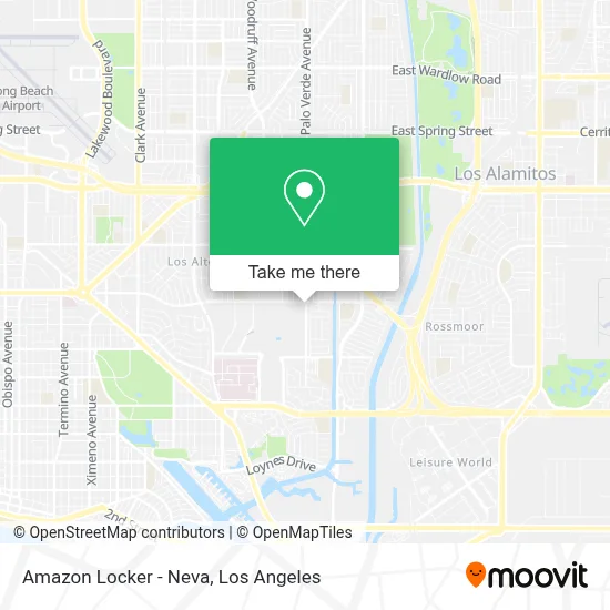 Amazon Locker - Neva map