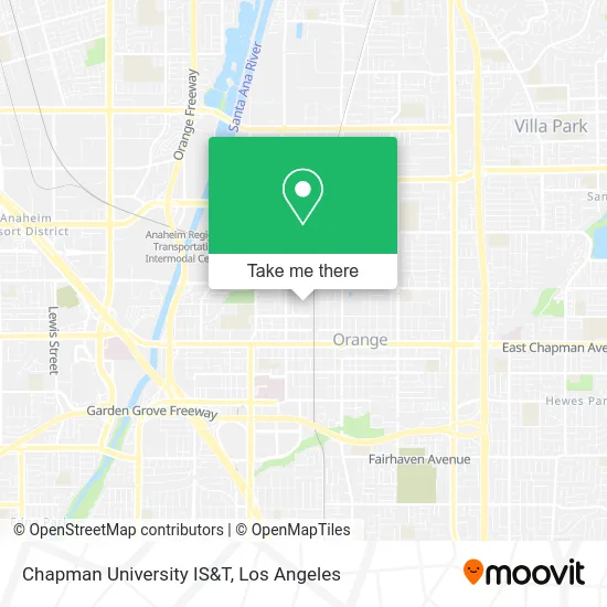 Chapman University IS&T map