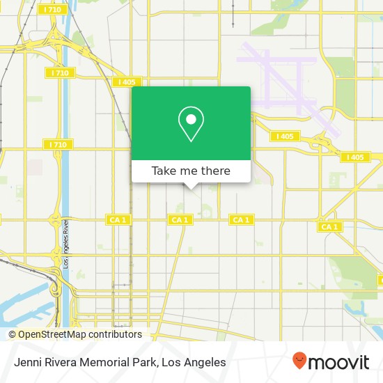 Mapa de Jenni Rivera Memorial Park