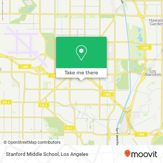 Stanford Middle School map