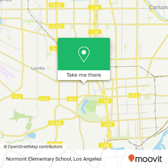 Normont Elementary School map