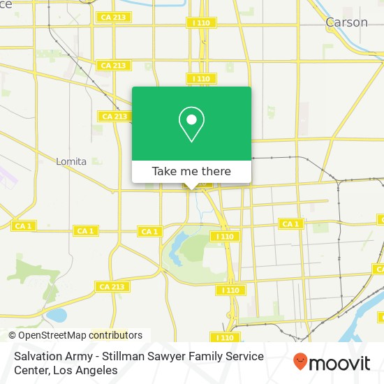 Salvation Army - Stillman Sawyer Family Service Center map