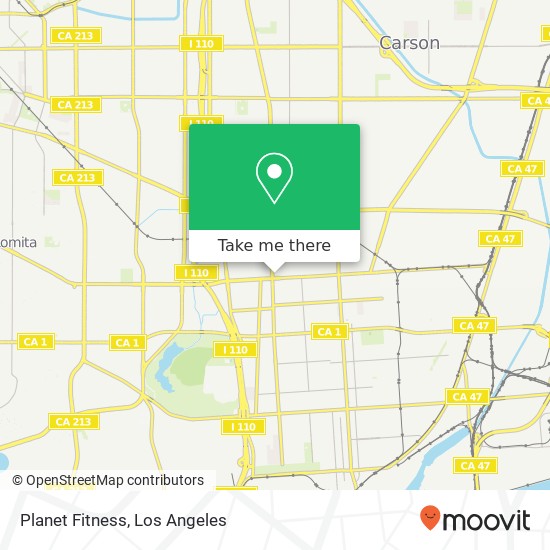 Planet Fitness map