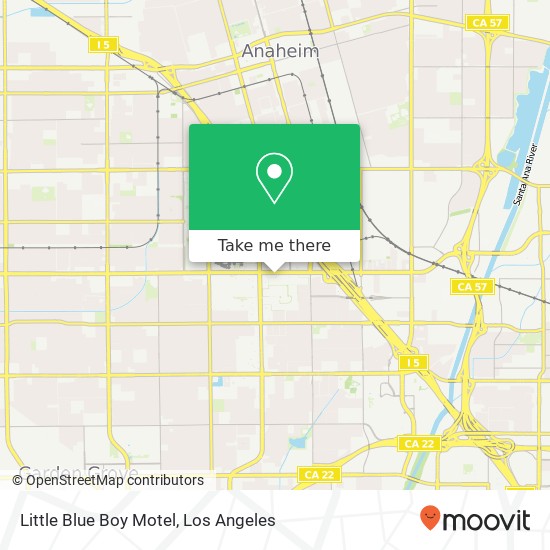 Mapa de Little Blue Boy Motel