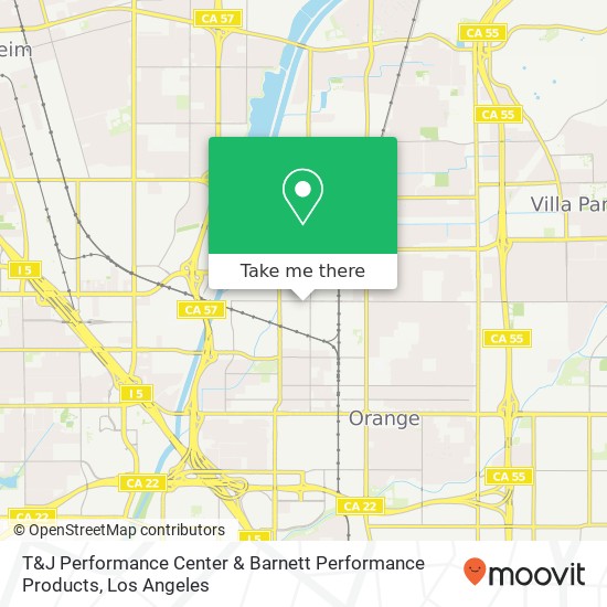 Mapa de T&J Performance Center & Barnett Performance Products