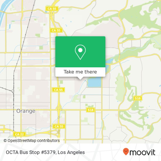 OCTA Bus Stop #5379 map