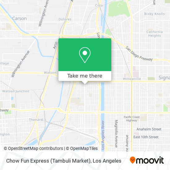Mapa de Chow Fun Express (Tambuli Market)