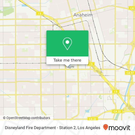 Disneyland Fire Department - Station 2 map