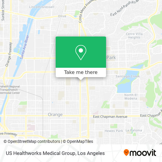 US Healthworks Medical Group map