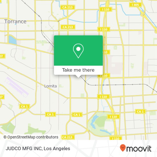 JUDCO MFG INC map