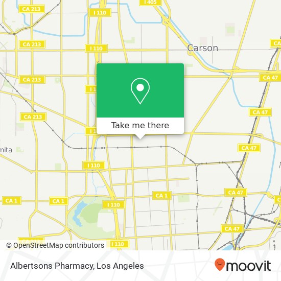 Mapa de Albertsons Pharmacy