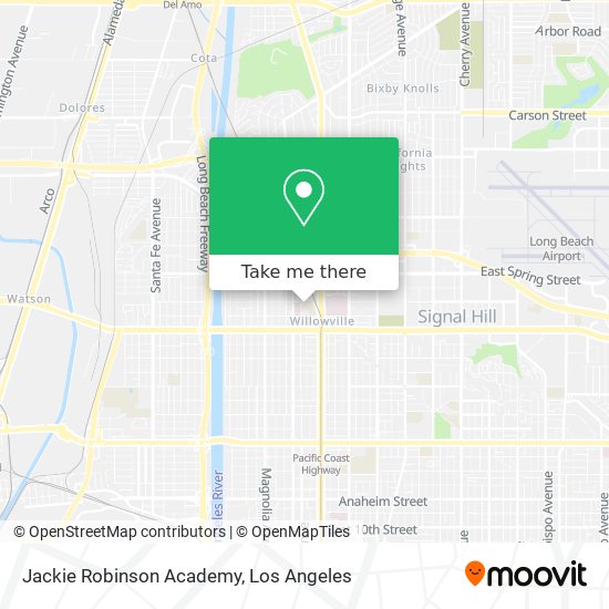 Jackie Robinson Academy map