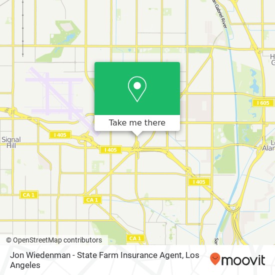 Mapa de Jon Wiedenman - State Farm Insurance Agent