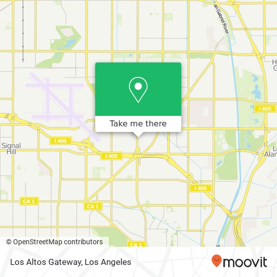 Mapa de Los Altos Gateway