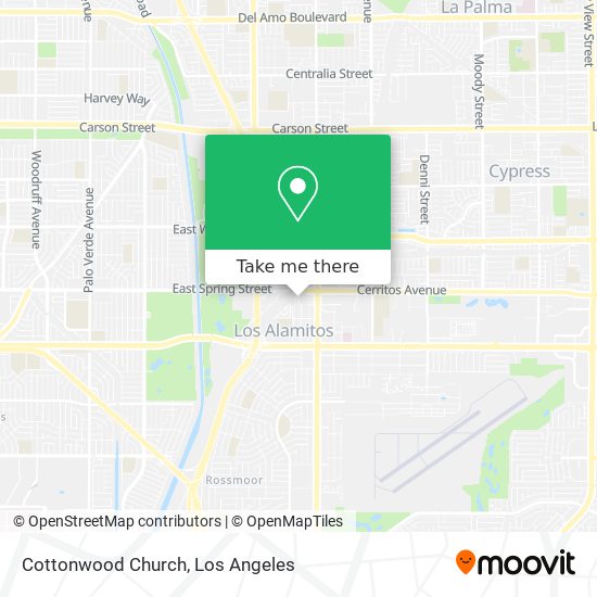 Cottonwood Church map