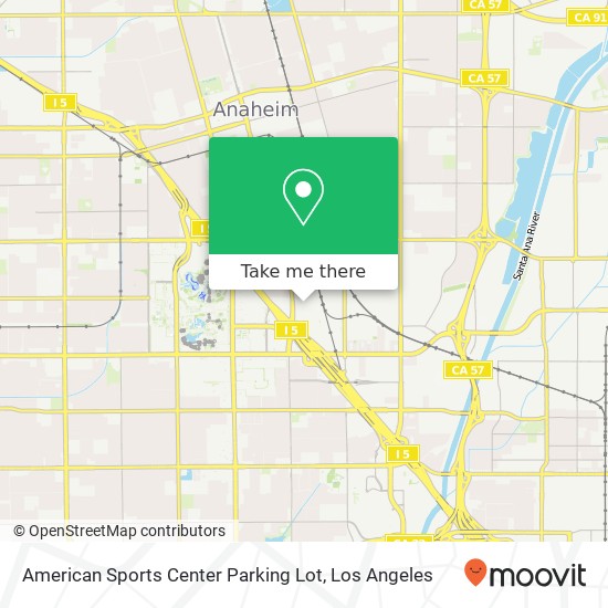 American Sports Center Parking Lot map