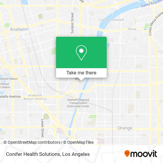 Conifer Health Solutions map