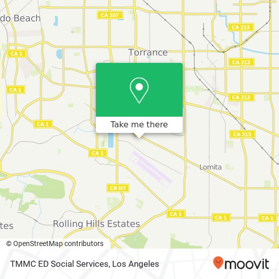 TMMC ED Social Services map