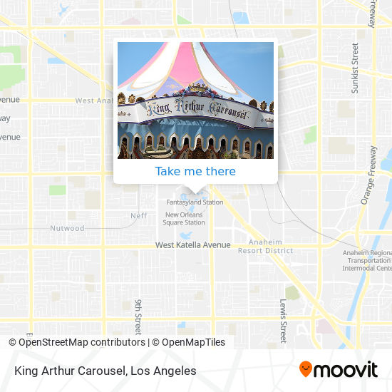 King Arthur Carousel map