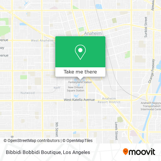 Mapa de Bibbidi Bobbidi Boutique