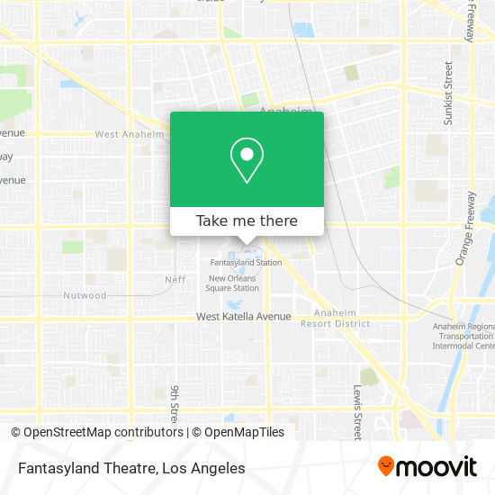 Fantasyland Theatre map