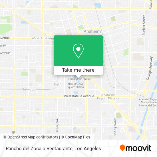 Mapa de Rancho del Zocalo Restaurante